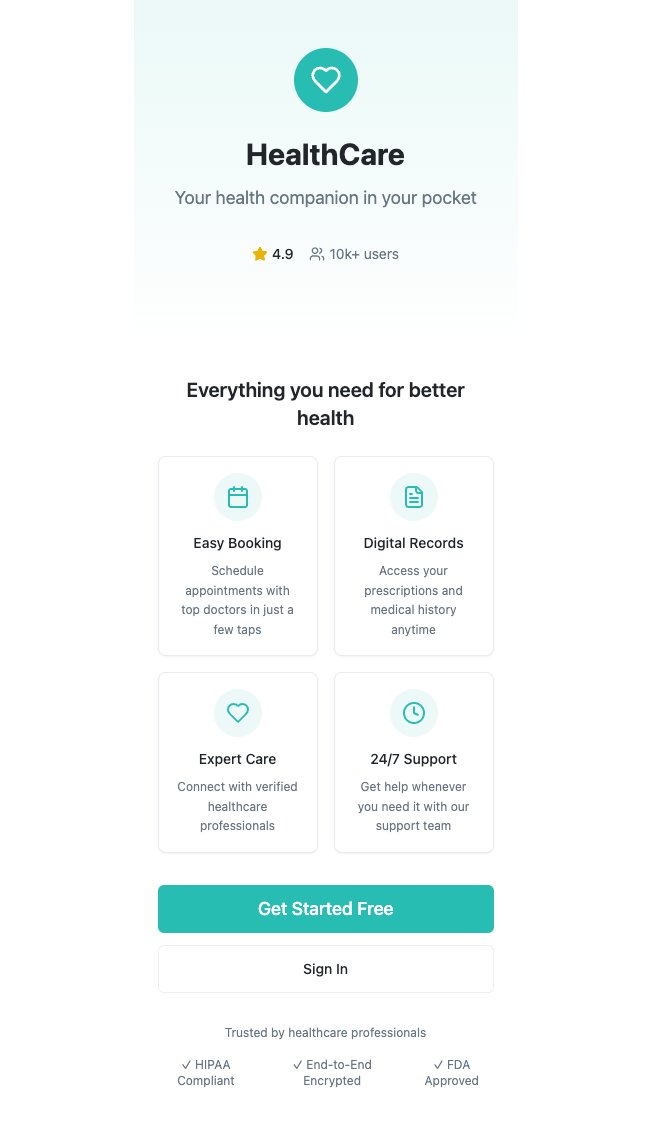 Hospital Patient Booking App
